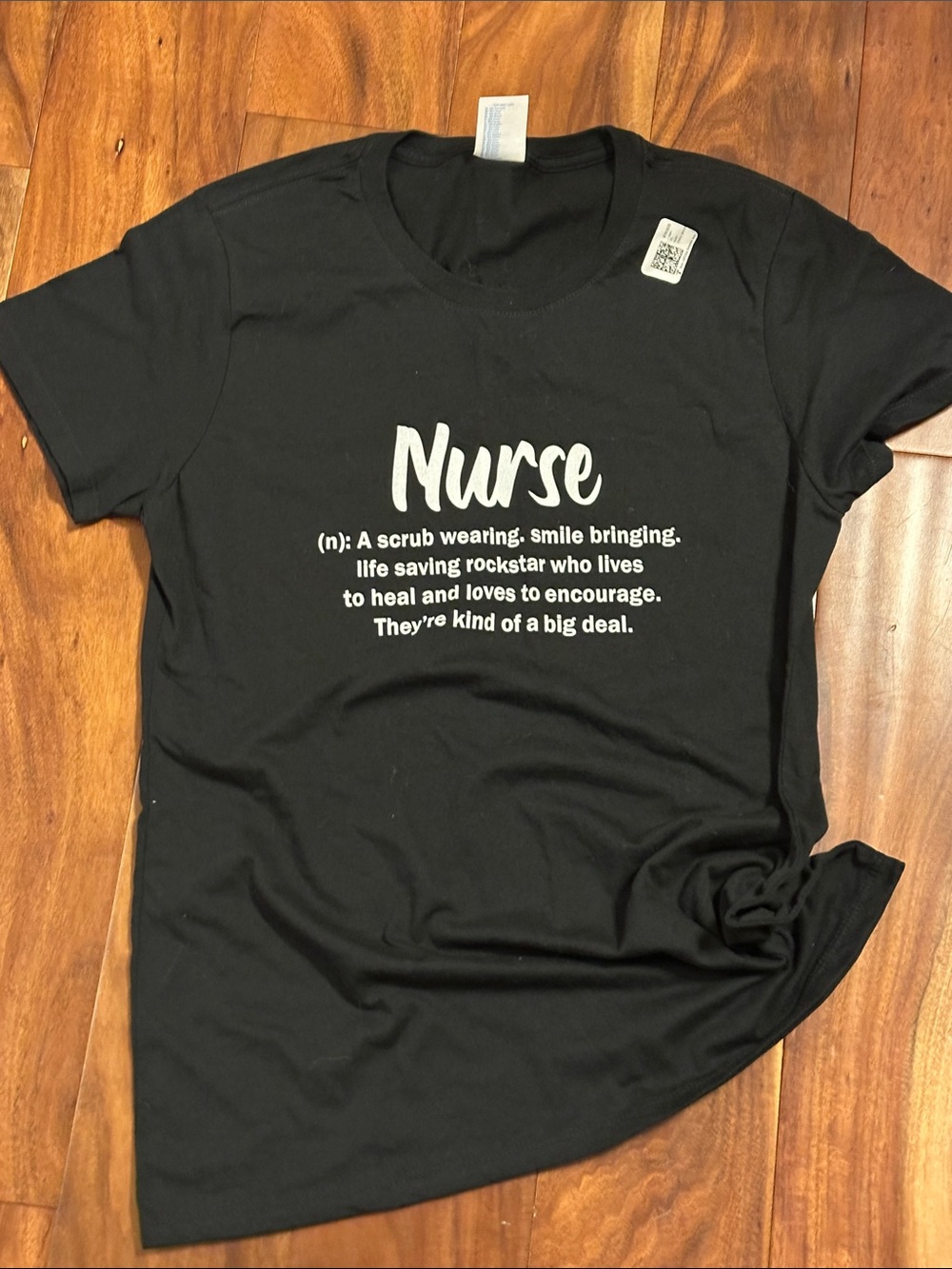 Port and Company Black Nurse Graphic Tee